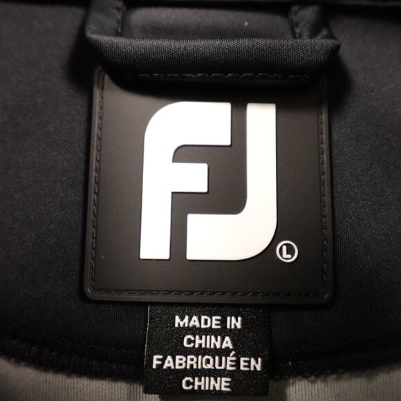Footjoy full zip softshell jacket men's large black Macgregor golf - Picture 4 of 12